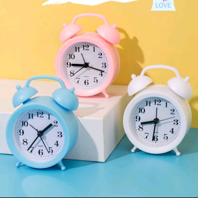 Silent Desktop Clock Desk Alarm Clock For Bedside Decoration Mini Clock ...