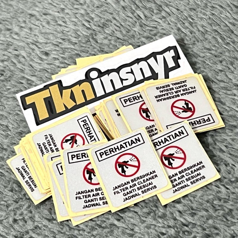 Attention Label Sticker Water Cleaner Filter Service Schedule (1 PCS ...