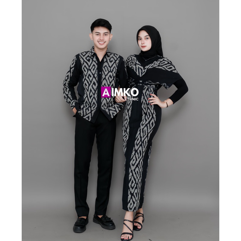 RAISA COUPLE TENUN BLACK - BAJU TENUN - BAJU TENUN COUPLE KONDANGAN ...