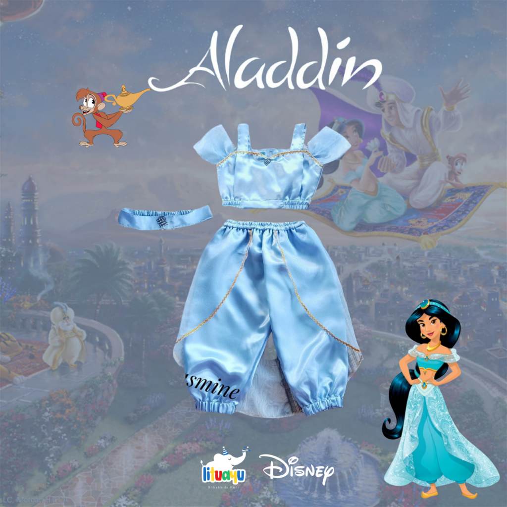 Disney From Aladdin Special Girls Princess Jasmine Costume