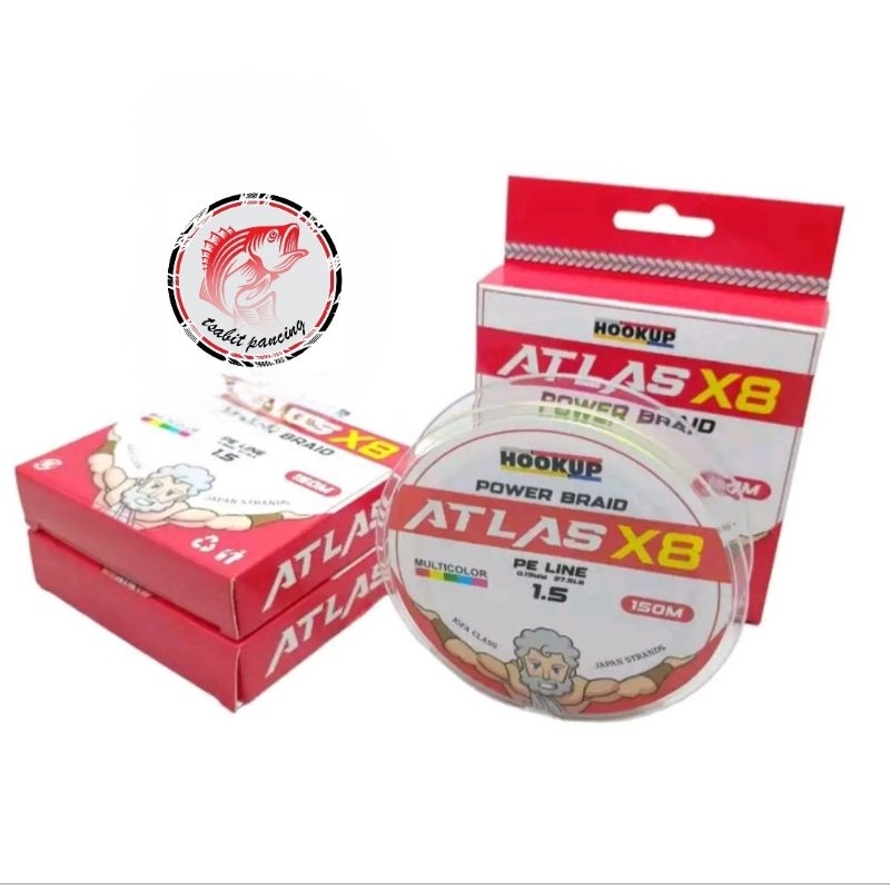 Atlas x8 150m multicolor hoookup string | Shopee Malaysia