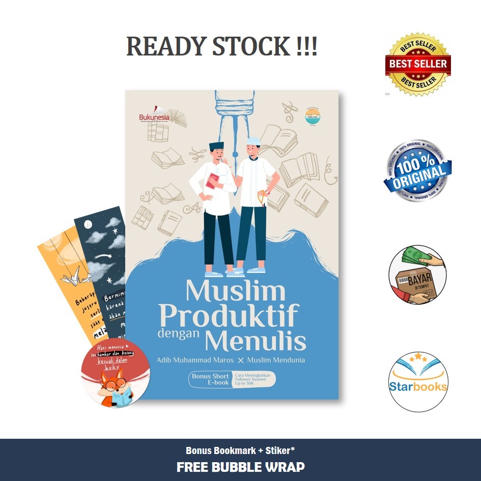 Productive Muslim Book With Writing - Bukunesia (Agama) | Shopee Malaysia