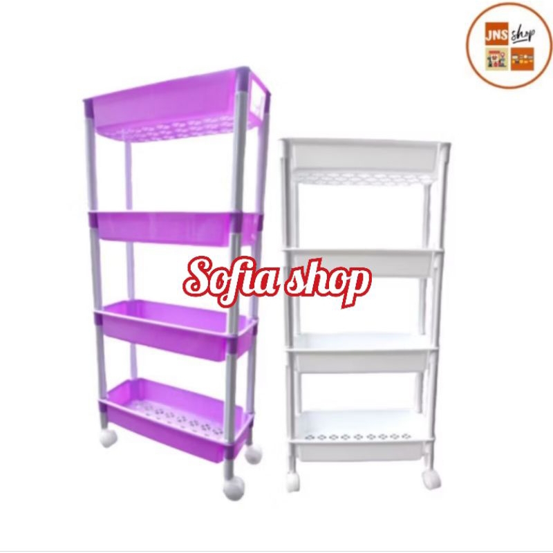 4-tier Multipurpose Trolley Rack+jeon Wheel 4-tier trolly Rack jeon ...