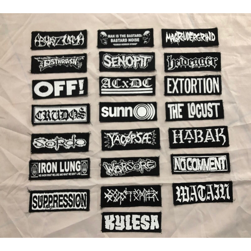 Powerviolance trashcore punk hardcore emblem patch | Shopee Malaysia