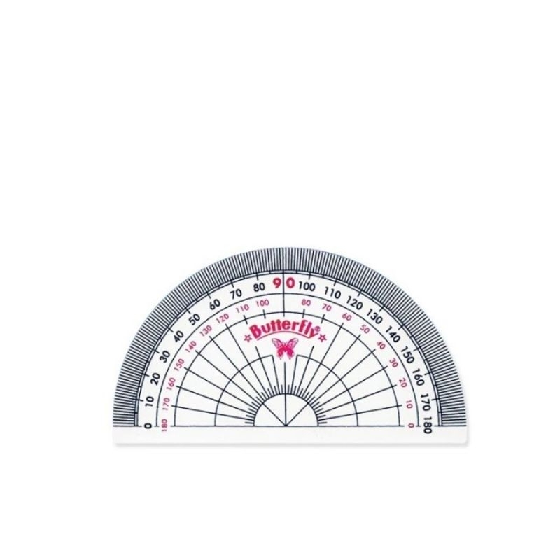 Butterfly Protractor 180/10cm Bow Ruler | Shopee Malaysia