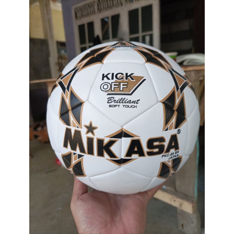 Mikasa Kick Off Foot Ball Size 5 Sewing Free Pump & Outdoor Ball ...