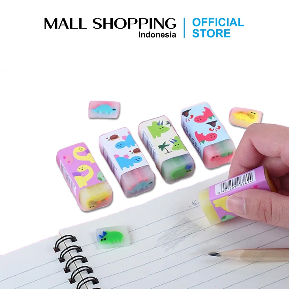 Character Pencil Eraser Character Pencil Eraser Cute Dinosaur Fruit ...