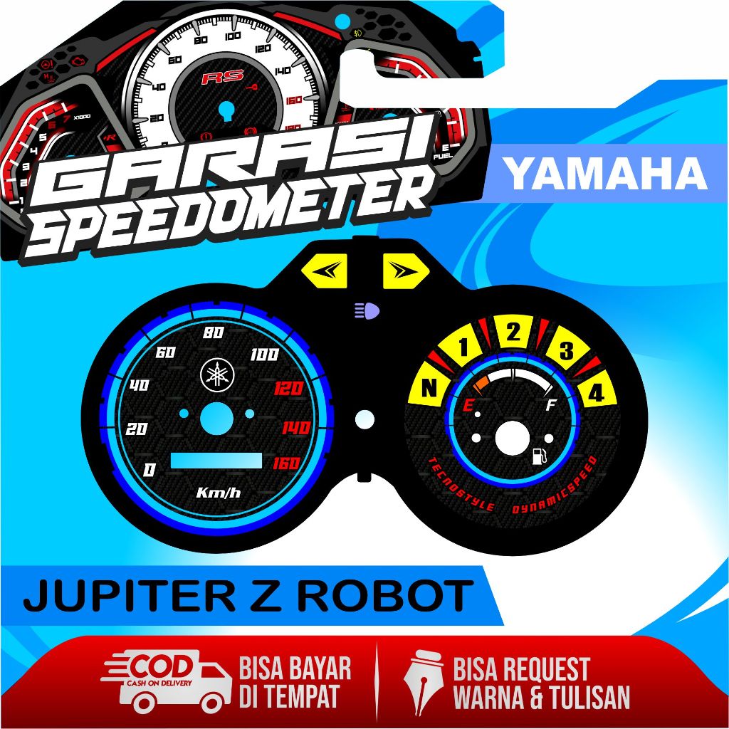 Yamaha JUPITER Z ROBOT CUSTOM SPEEDOMETER Board | Shopee Malaysia