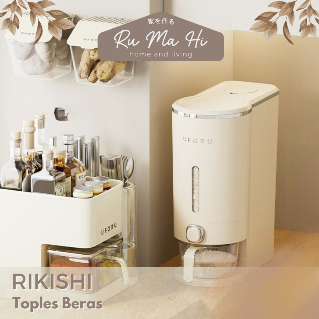 Rumahi - RIKISHI Premium 5 KG Rice Container Rice Storage Container 10 ...