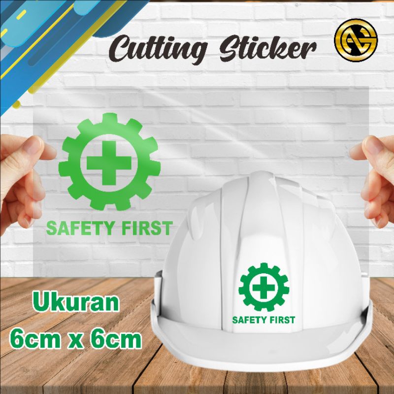 Cutting K3 logo sticker - safety first sticker | Shopee Malaysia