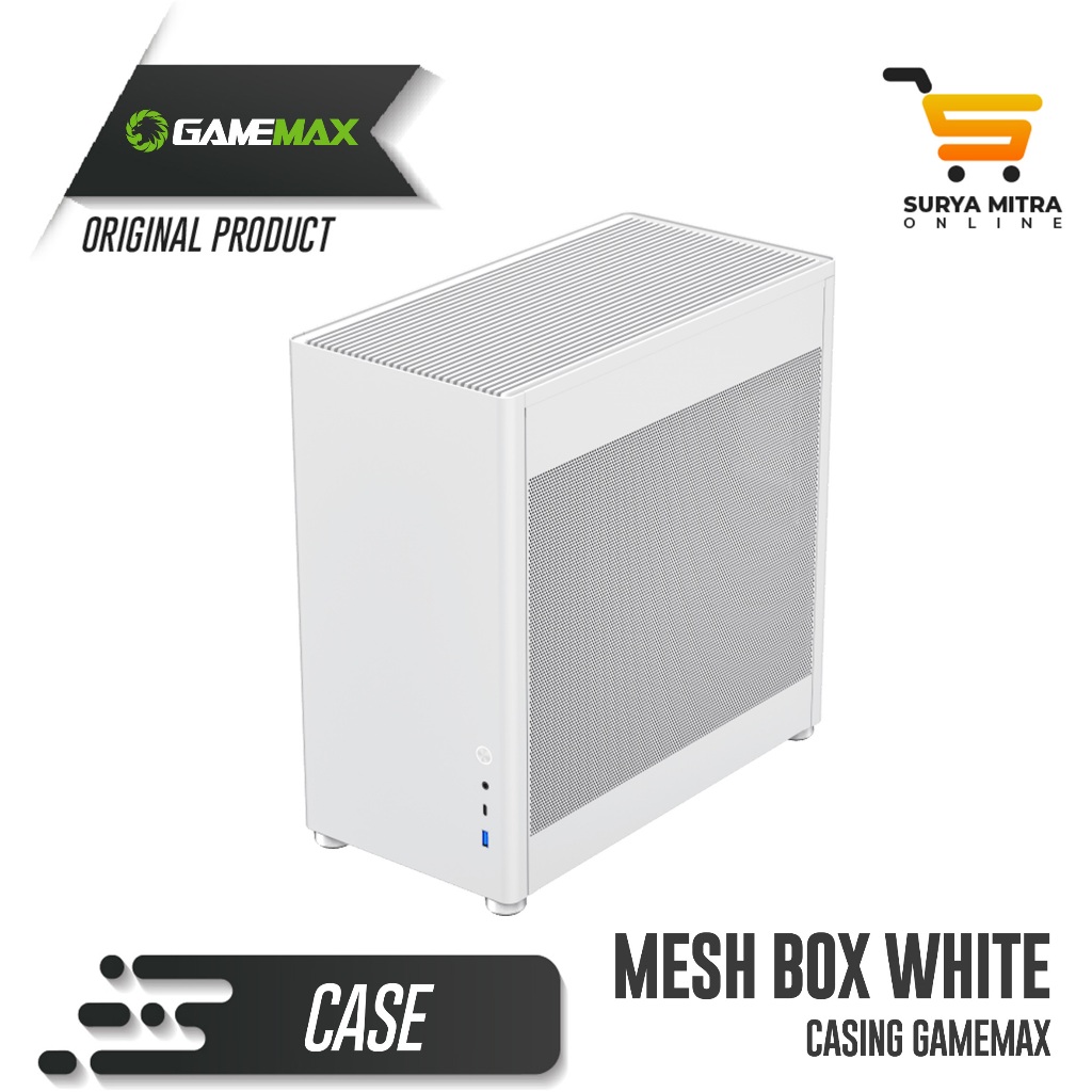 Gamemax Mesh Box White ATX Gaming PC Case | Shopee Malaysia