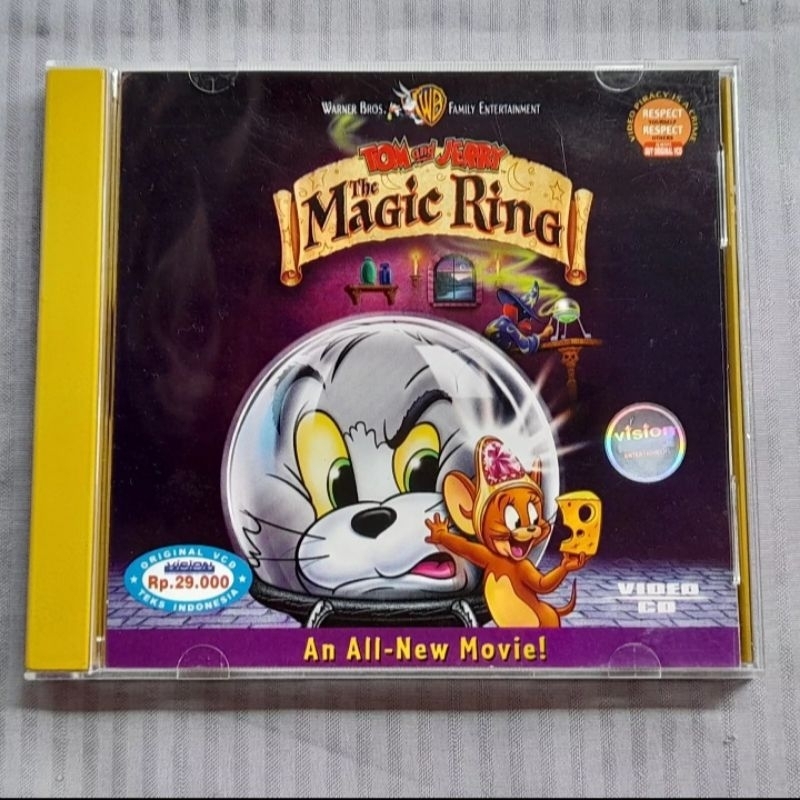 Vcd Tom and Jerry: The Magic Ring (2002) 1 Disc ORIGINAL Vision VideoCD ...