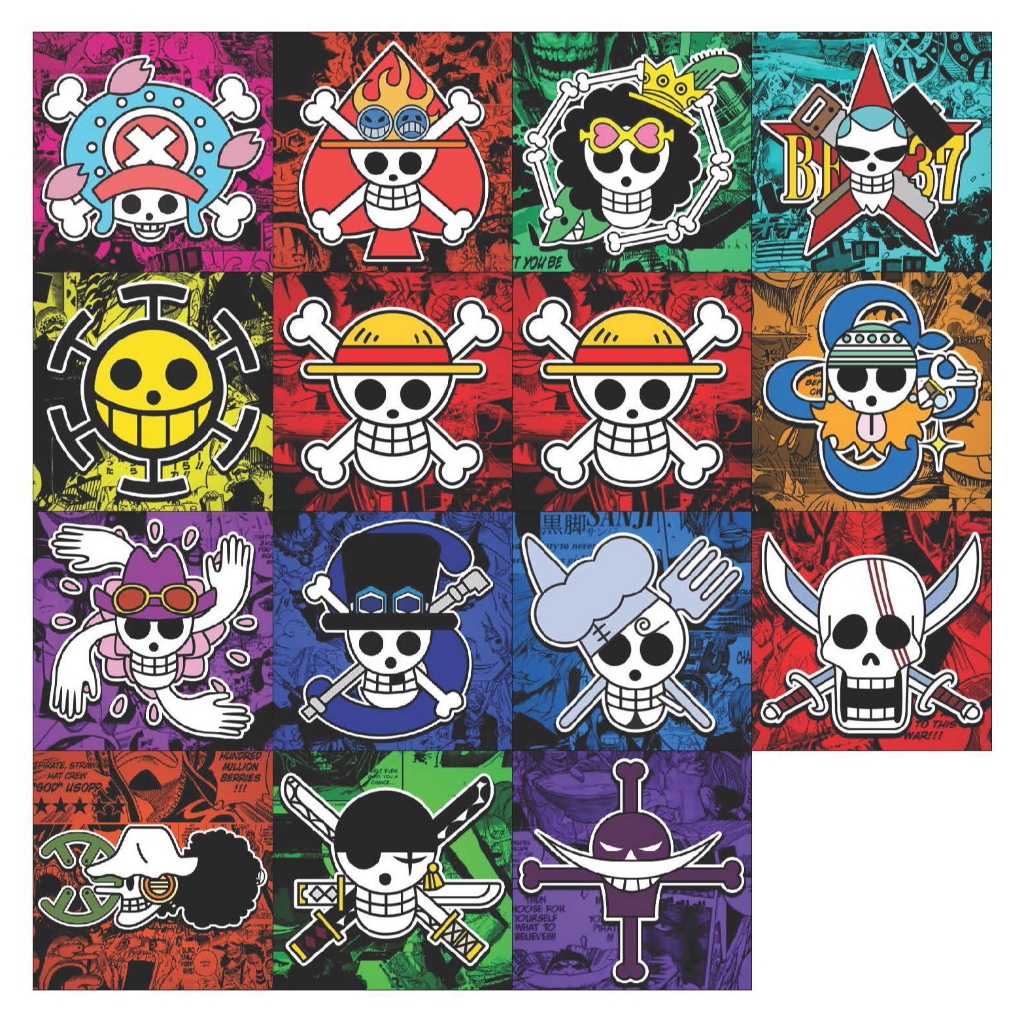 Mini STICKER ONE PIECE BOUNTY HOLOGRAM (Content: 54pcs) STICKER IDOL ...
