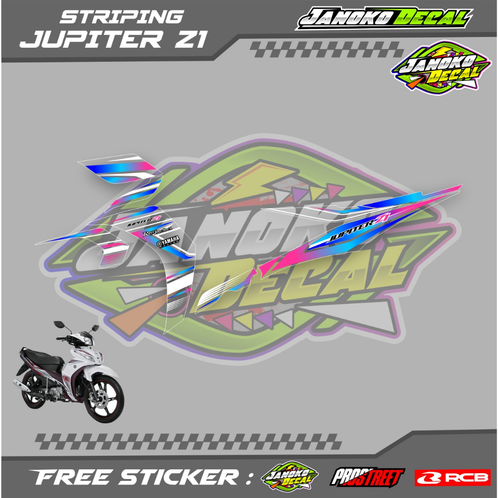 Striping Variation YAMAHA JUPITER Z1/STICKER LIST MOTOR Variation ...