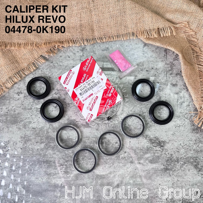Caliper KIT Front Disc Brake Rubber SEAL KIT HILUX REVO FORTUNER VRZ