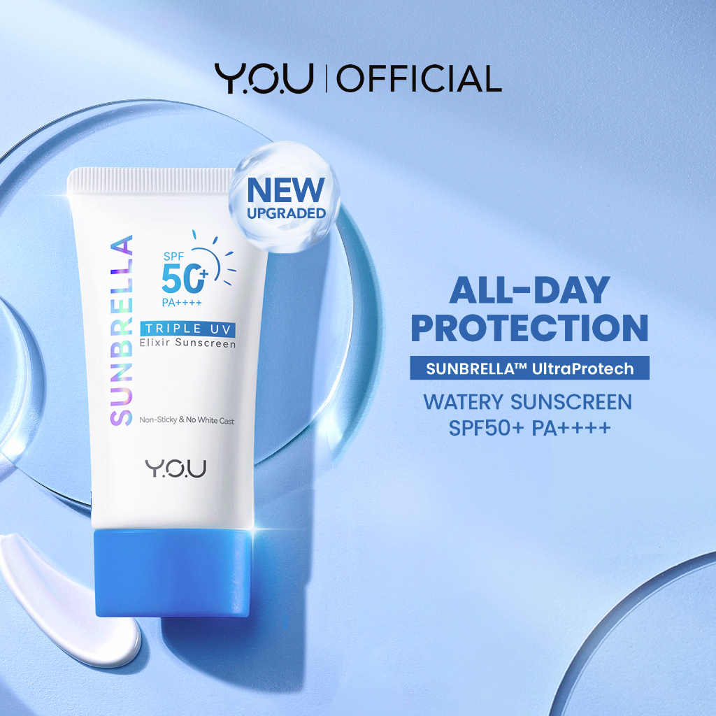 Sunscreen YOU Spf 50 Pa++++ Sunbrella | Face Sunscreen (Blue Lid ...