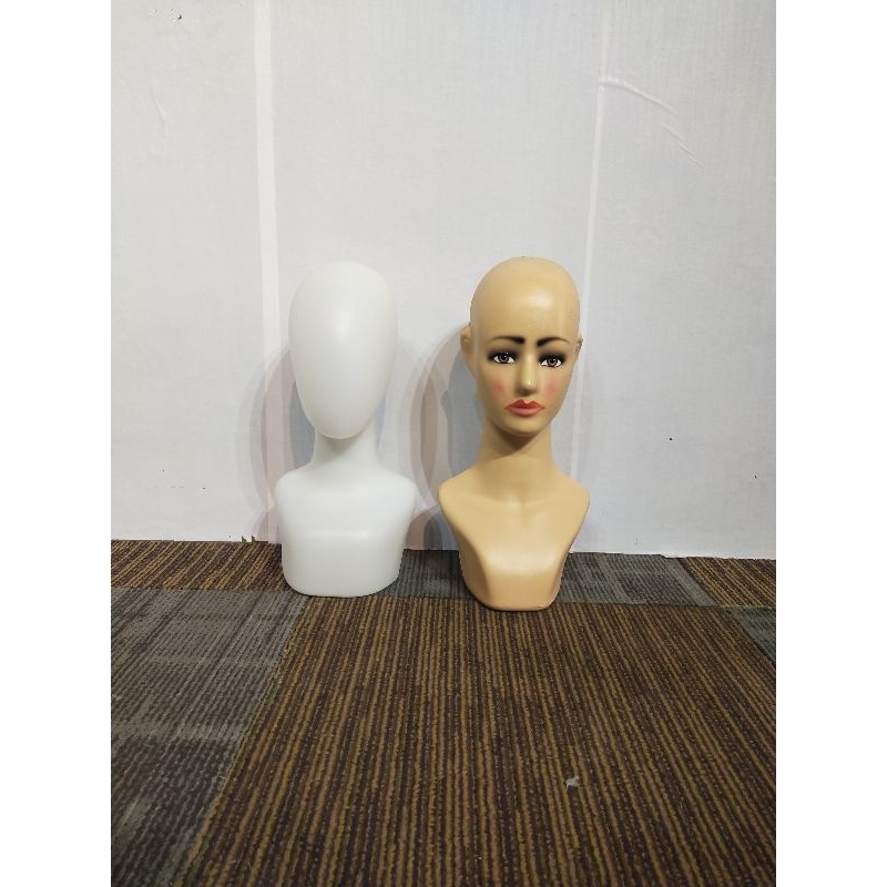 Plastic Hijab Head Adult Hijab Head Statue Plain Head Mannequin Hijab Mannequin Adult