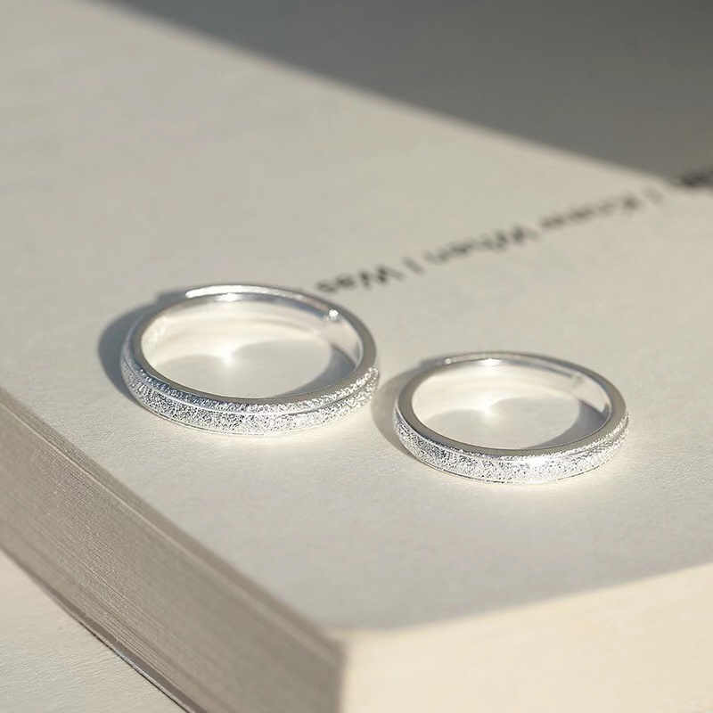 Mixed TITANIUM couple Rings-With you couple Rings A Pair Of couple ...