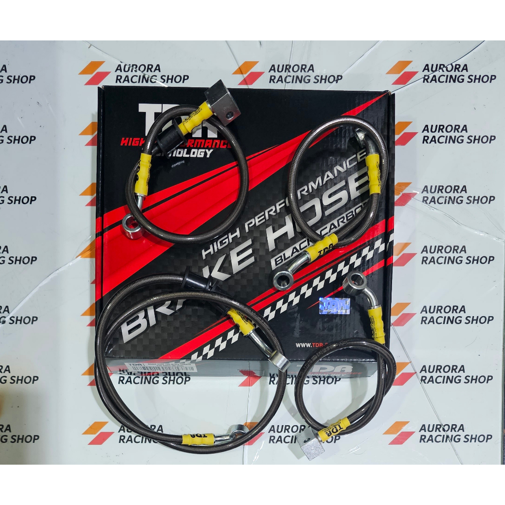 Honda VARIO 160 ABS Brake Hose TDR BLACK CARBON ORIGINAL Shopee