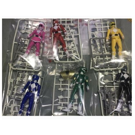 New BANDAI SHODO MIGHTY MORPHIN POWER RANGERS MMPR ZYURANGER SHO-DO SET ...