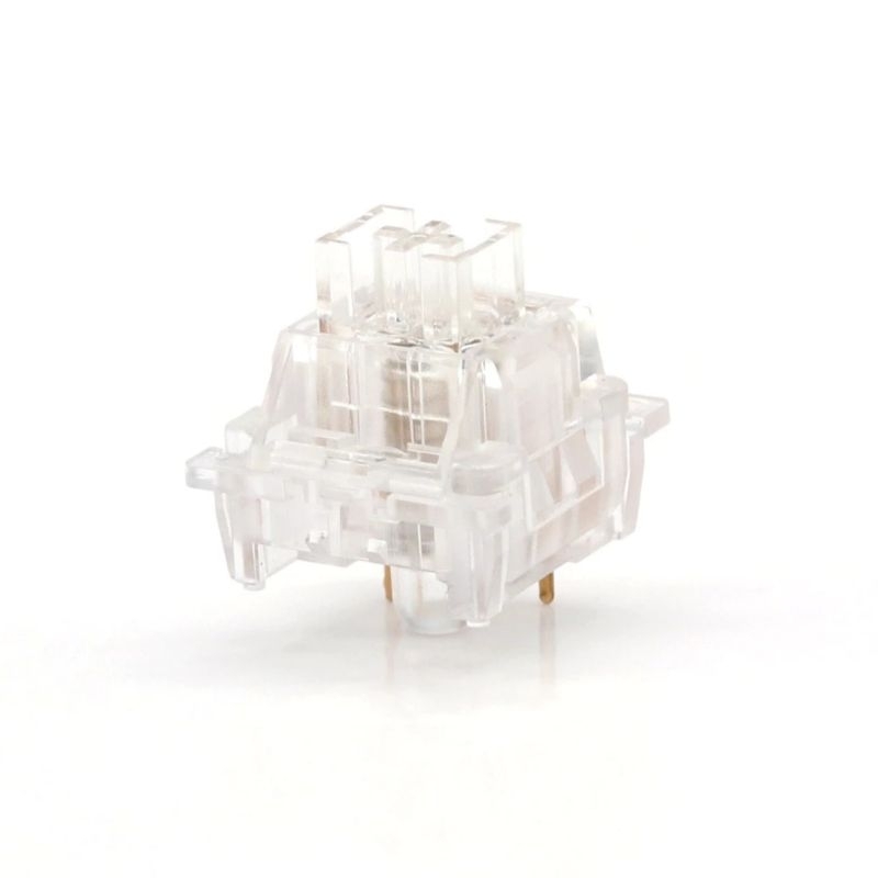 Crystal switch 5-pin transparent mechanical keyboard switches | Shopee ...