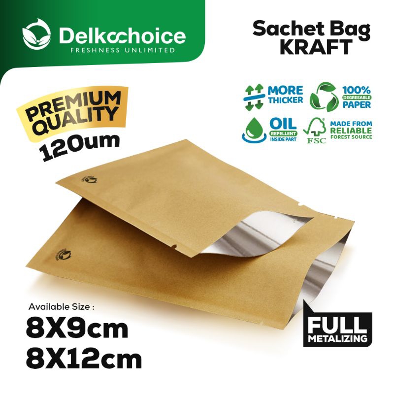 METALIZING KRAFT SACHET PACKAGING DRIP BAG COFFE POWDER COFFEE | Shopee ...