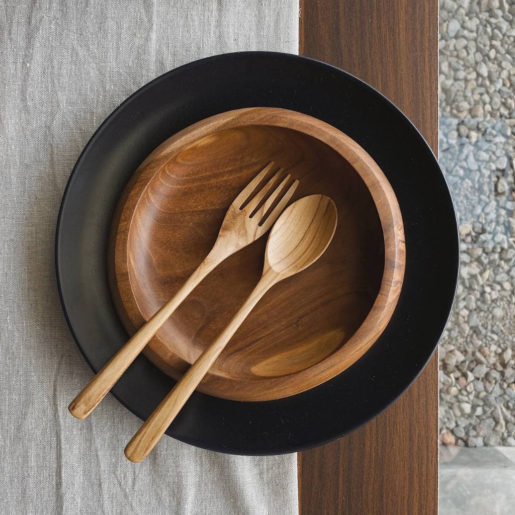 KAYU Aibo | Wooden Tablespoon Set | Shopee Malaysia