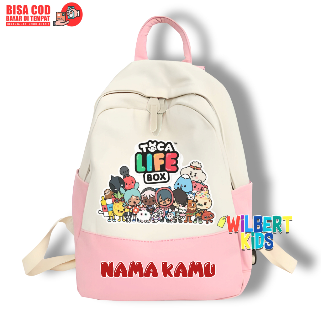 Toca Life Box Kindergarten Elementary School Bag/Toca Boca Life Box