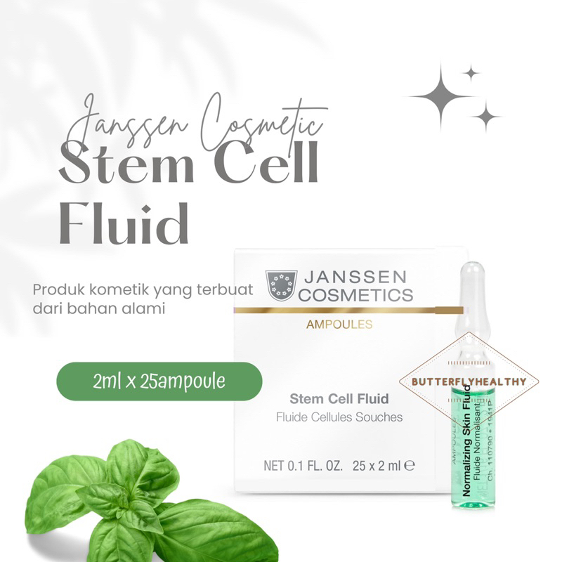 Janssen COSMETICS STEM CELL FLUID Face SERUM PER BOX Shopee Malaysia
