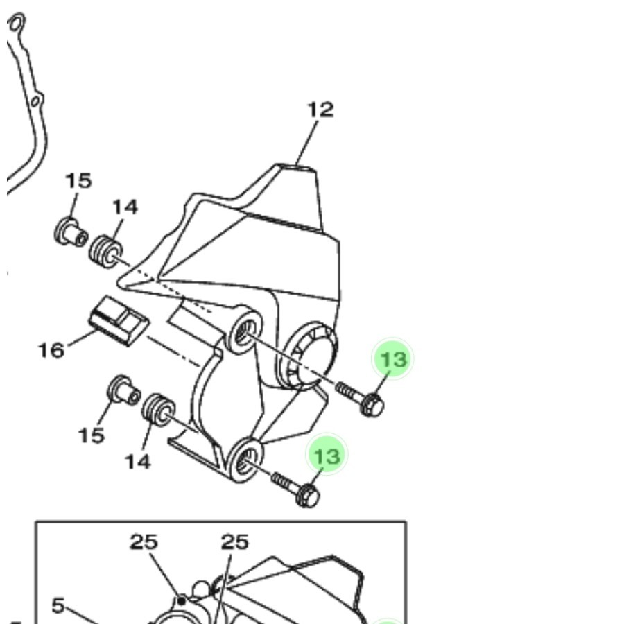 Yamaha JUPITER MX 135 OLD OLD ORIGINAL YAMAHA Front GEAR Cap Bolt Shopee Malaysia