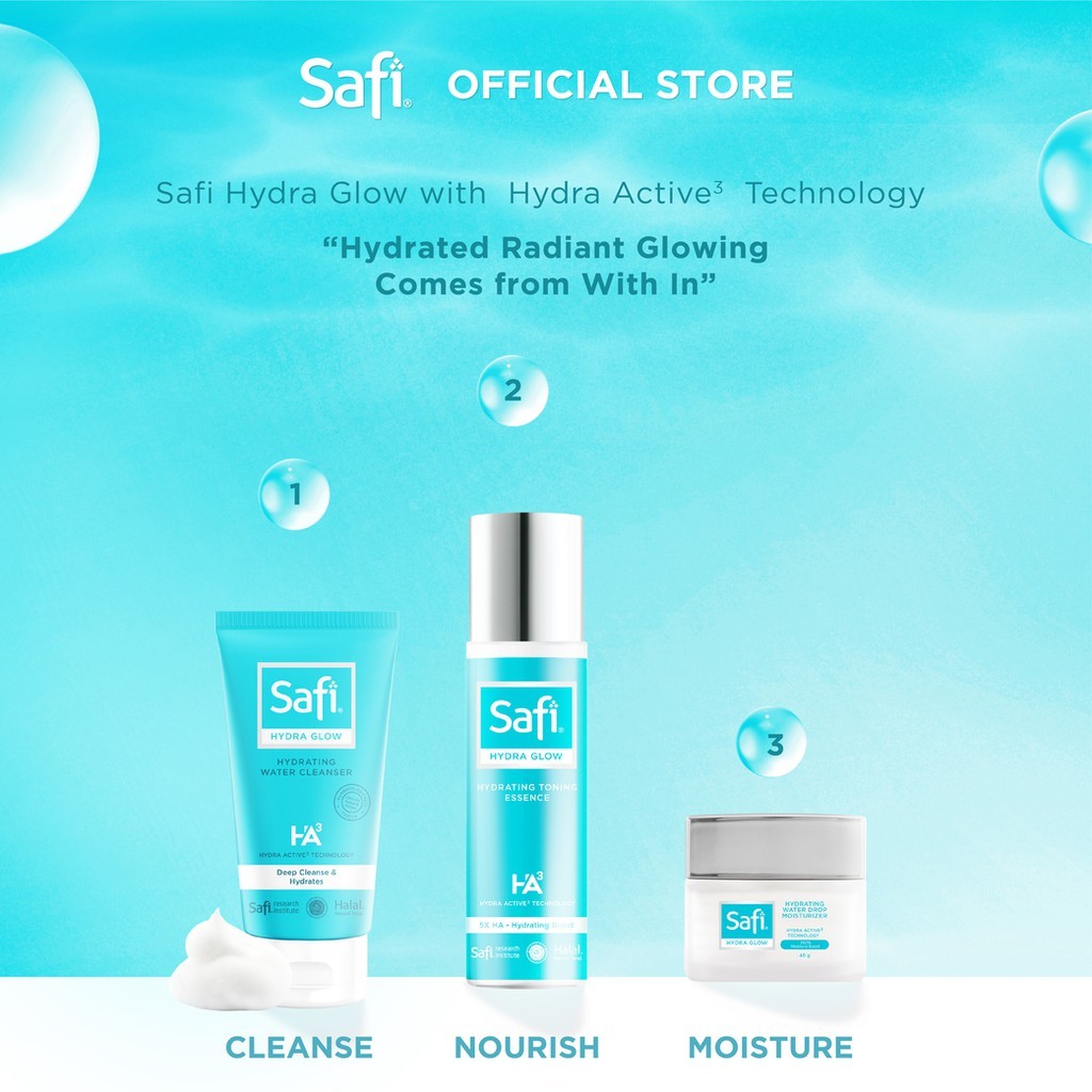 Safi HYDRA GLOW STARTER KIT - Contents 3 | Shopee Malaysia