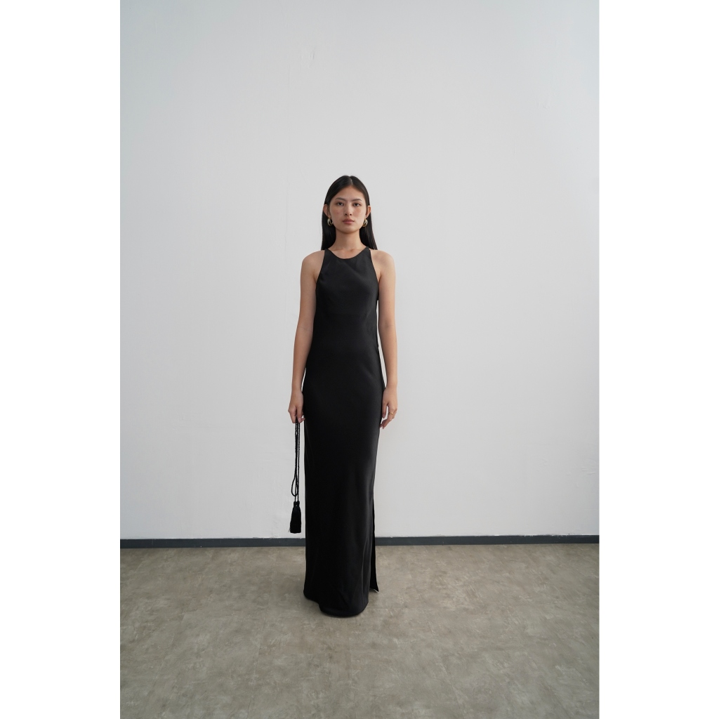 Pafon Gian Dress - Black | Shopee Malaysia