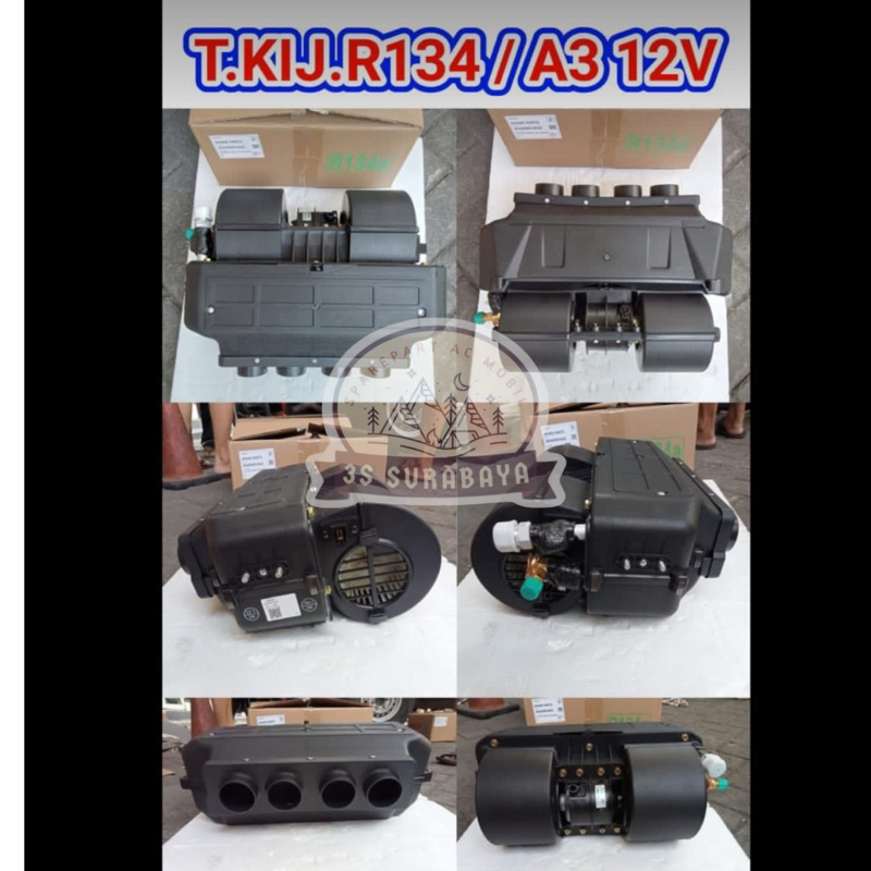 Evaporator A3 12 Volt Kijang R134 Plus Universal Expansion Car Ac