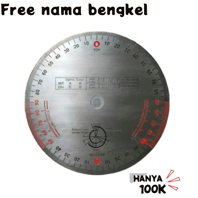 360-degree stainless Protractor Without dial | Shopee Malaysia