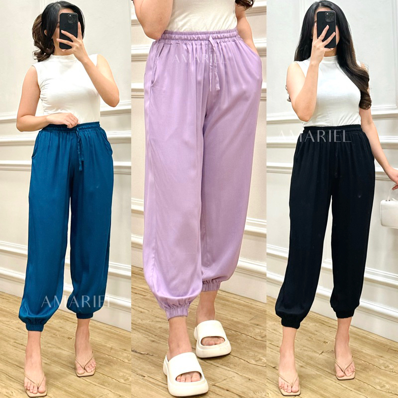 Amariel Nancy Pants Comfortable Highwaist Jogger Pants