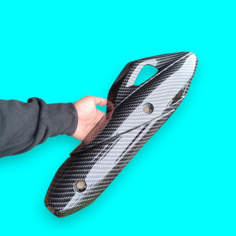 Pcx 150 Carbon exhaust shield | Shopee Malaysia