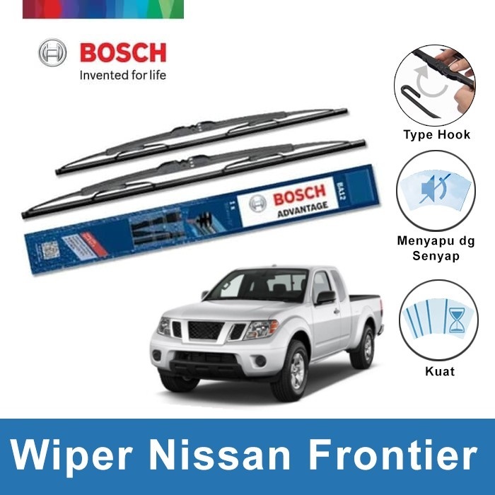 Bosch A Pair Of Nissan Frontier D22 Advantage 18" & 18" Car Glass Wipers Shopee Malaysia