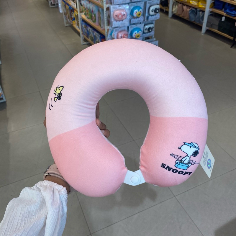 Miniso snoopy Summer Travel Collection Memory foam UShaped Pillow/miniso snoopy Neck Pillow