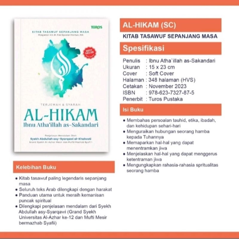 Original Al Hikam Translation And Syarah Tasawuf Book Shopee Malaysia