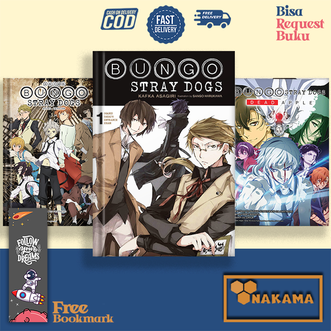 Bungo Stray Dogs Light Novel (Vol. 1-8) Kafka Asagiri (English Version ...