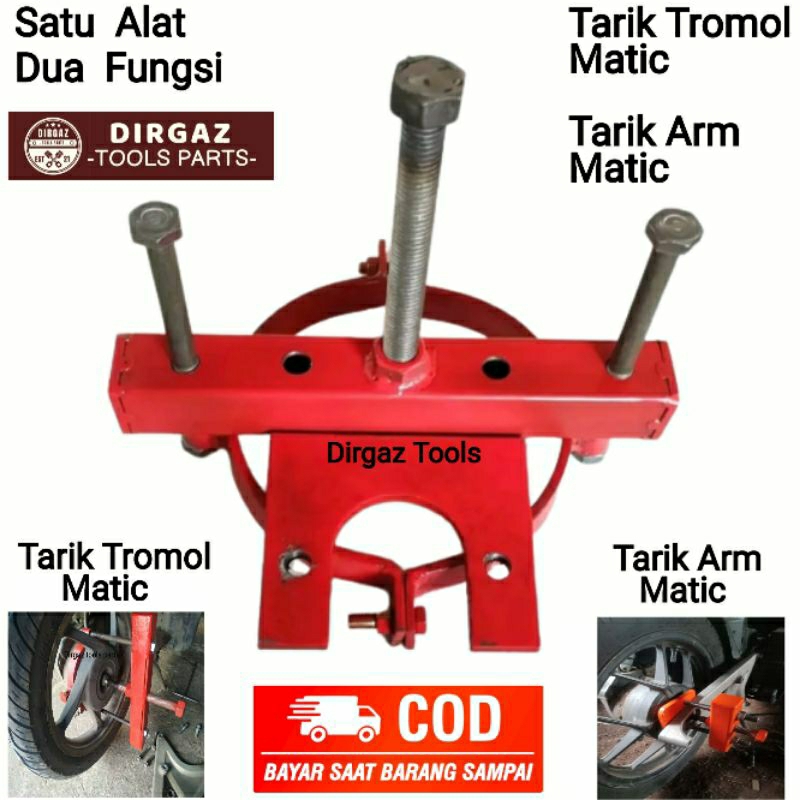 2 in 1 Drum Pull TREKER Automatic Motorcycle Drum Removal Tool and ARM ...