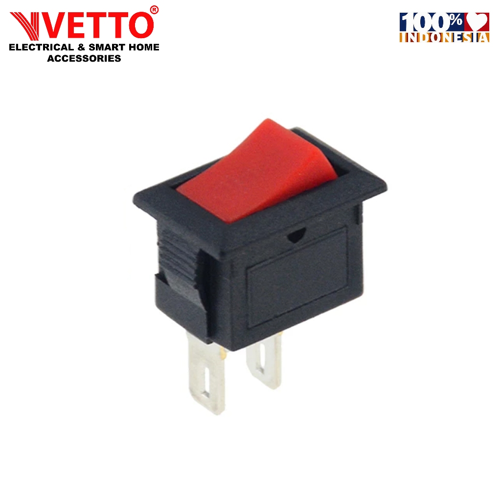 Vetto 2 Pin Mini Power On Off Switch - 2 AC foot Switch | Shopee Malaysia