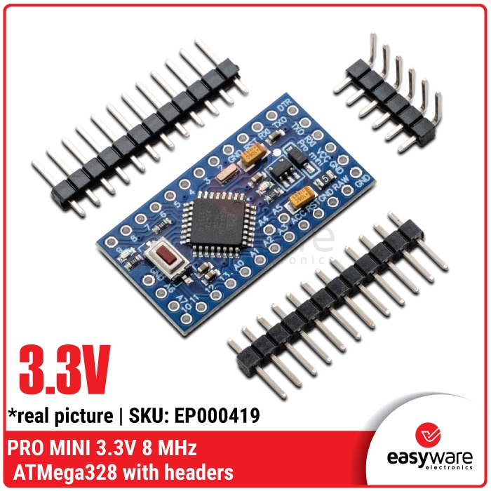 Pro MINI 3.3V 8 MHz WITH ARDUINO HEADER PRO MINI 3.3V | Shopee Malaysia