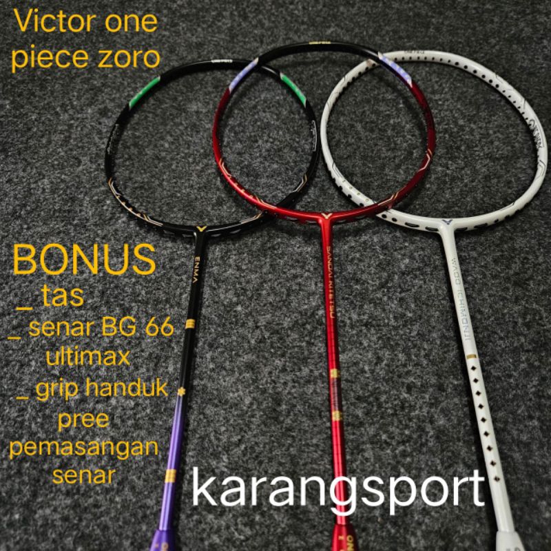 Victor one piece zoro badminton Racket Shopee Malaysia