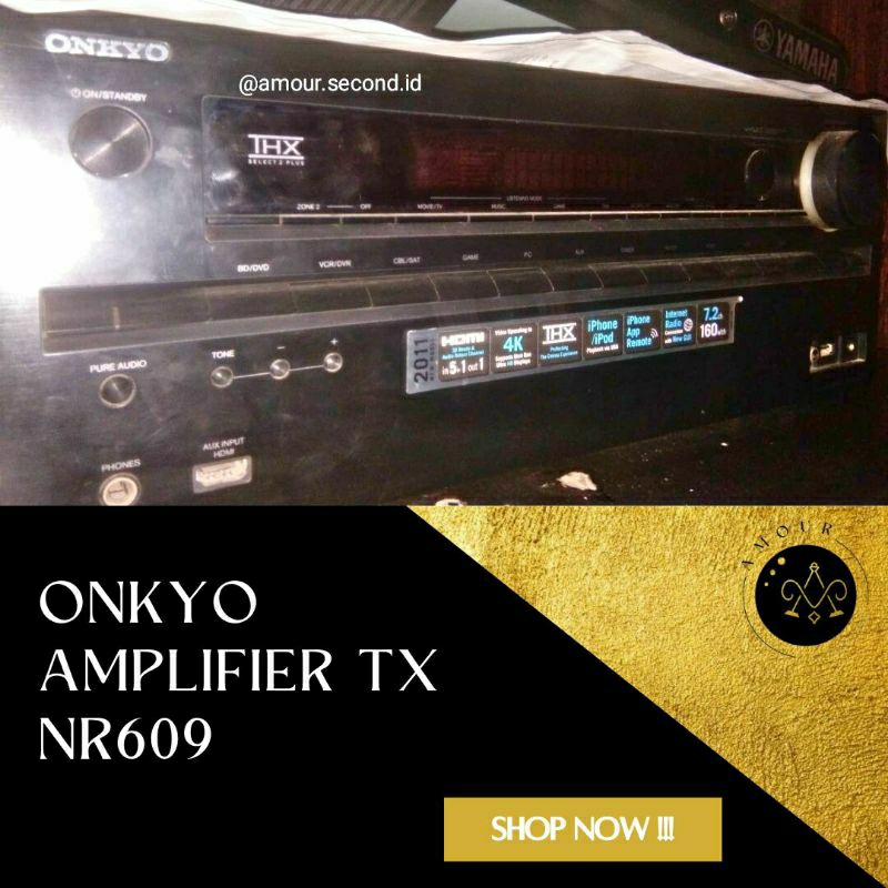 Onkyo TX NR609 AUDIO POWER AMPLIFIER Shopee Malaysia