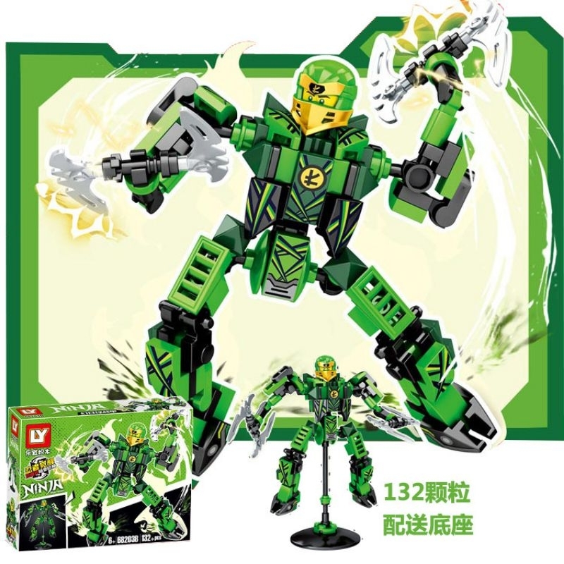 Action figure Toys ninja robot Miniature ninja Toys Collection Brain