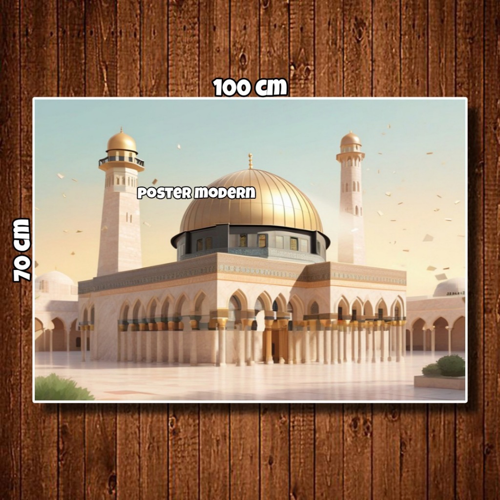 Painting poster Print BIG JUMBO al aqsa Mosque Palestine Code 113/al ...