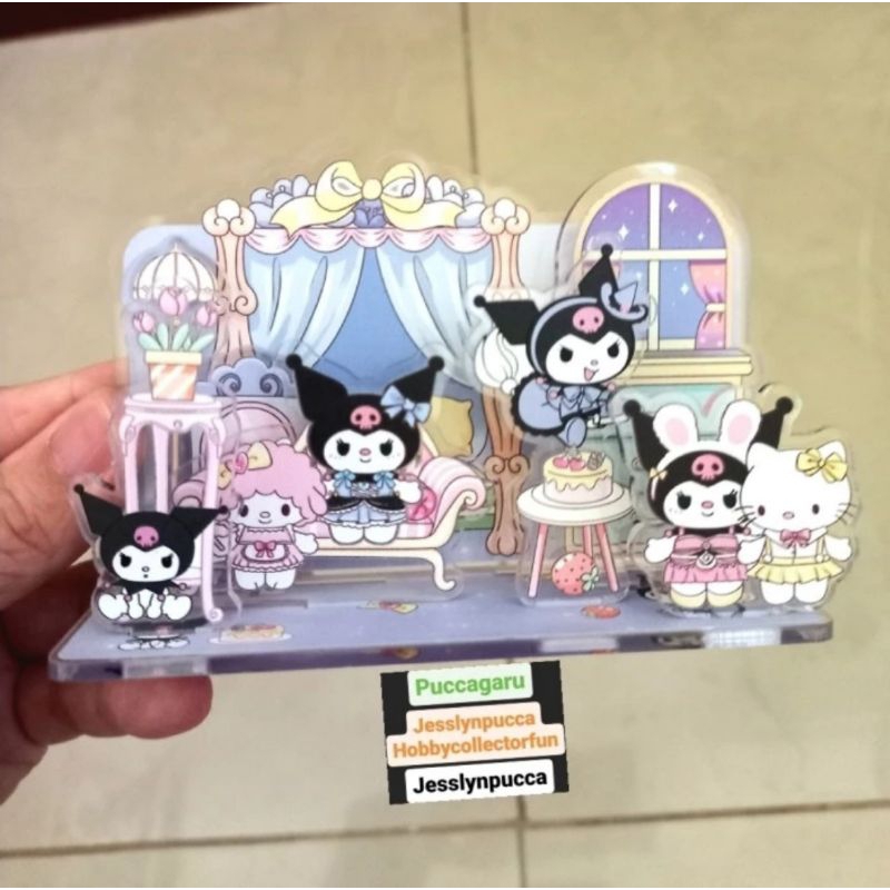 Sanrio HELLO KITTY KUROMI MELODY KURUMI Acrylic Display Ornaments ...