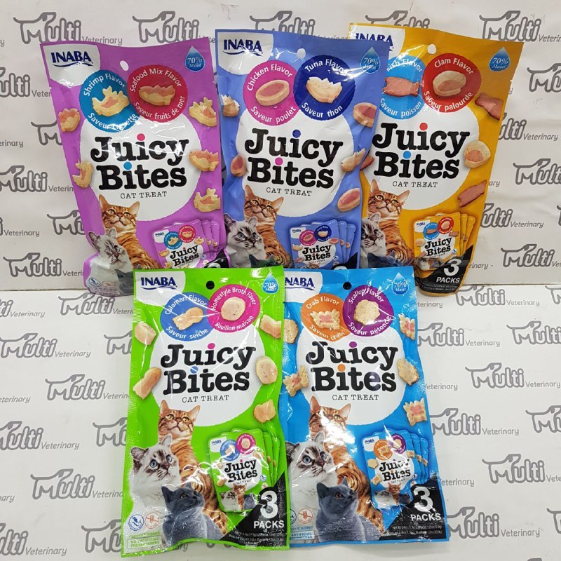 Collation pour Chat Inaba Juicy Bites 3 x 11,3 g Crabe main image 0