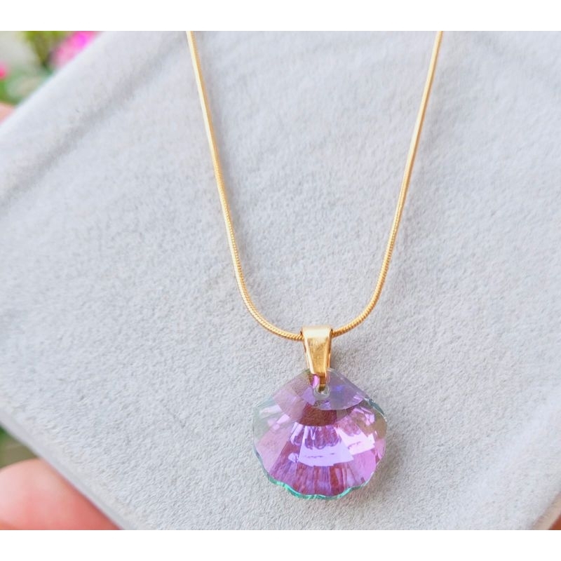 Necklace swarovski Pendant 45cm Shopee Malaysia